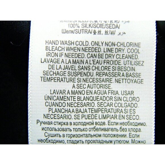 BCBGMaxazria Womens Silk Black Long Sleeve High Low Blouse Shirt Top Sz XXS NWT - Picture 7 of 12